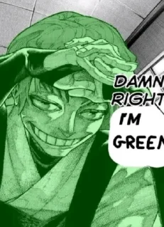 Sticker from You are green enough TO ME