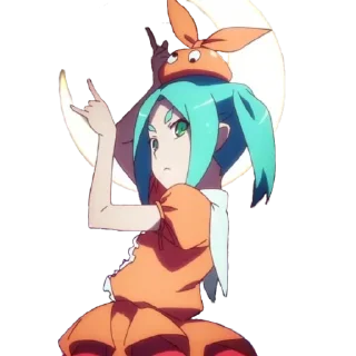 🌙 emoji 斧乃木 余接 Telegram sticker 19 of 20