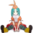 😄 emoji 斧乃木 余接 Telegram sticker 17 of 20