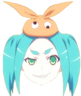 😏 emoji 斧乃木 余接 Telegram sticker 20 of 20