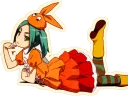 😎 emoji 斧乃木 余接 Telegram sticker 14 of 20