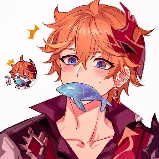🐟 emoji Тарталья Telegram sticker 13 of 18