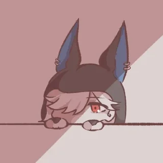 😶 emoji Cyno ; @omoristc Telegram sticker 1 of 50