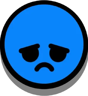 😔 emoji Brawl Stars  :: @CarloosChannel Telegram sticker 17 of 25