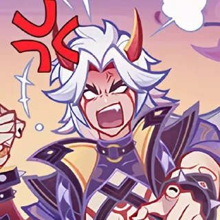 😡 emoji Аратаки Итто @IamDiabet Telegram sticker 7 of 114