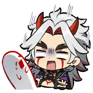 😱 emoji итто аратаки @oskfar Telegram sticker 6 of 7