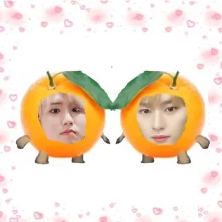 🍊 emoji бездомные фрукты. Telegram sticker 11 of 14