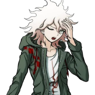 😒 emoji Nagito Komaeda Telegram sticker 23 of 35