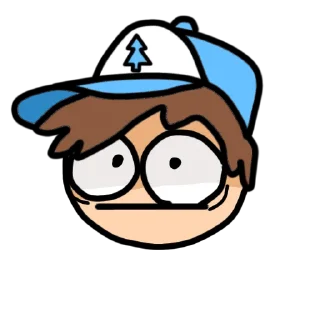 😐 emoji Гравити Фолз qwq Telegram sticker 17 of 30