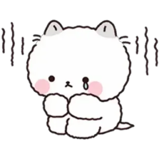😰 emoji fluffy Telegram sticker 22 of 30