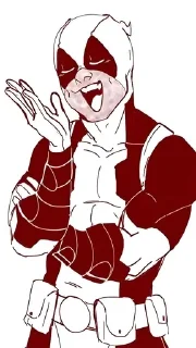 ☺ emoji Хуйнаблюде/крутой Дэдпул Telegram sticker 24 of 65