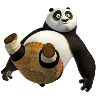 😚 emoji @TVstickers Kung Fu Panda Telegram sticker 7 of 15