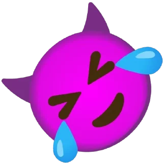 🌟 emoji Весёлый дьяволёнок Telegram sticker 8 of 83