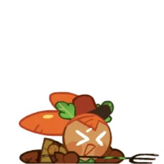 🥕 emoji Carrot Cookie<3 Telegram sticker 12 of 53