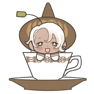 ☕ emoji Latte cookie<3 Telegram sticker 9 of 18