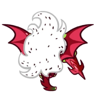 🔴 emoji Pitay Dragoon Cookie<3 Telegram sticker 22 of 43