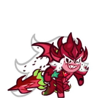 🔴 emoji Pitay Dragoon Cookie<3 Telegram sticker 16 of 43