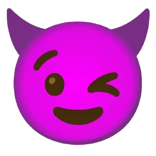 🌟 emoji Весёлый дьяволёнок Telegram sticker 10 of 83