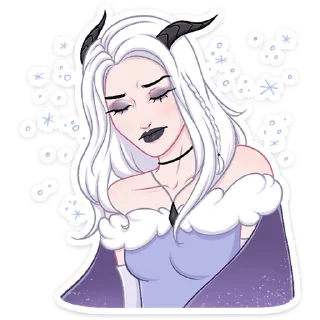 😈 emoji Снежа (@TgSticker) Telegram sticker 14 of 49