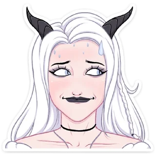 😈 emoji Снежа (@TgSticker) Telegram sticker 24 of 49