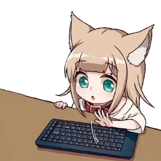 ⌨️ emoji Random Anime  @SchizoChupapi Telegram sticker 22 of 49