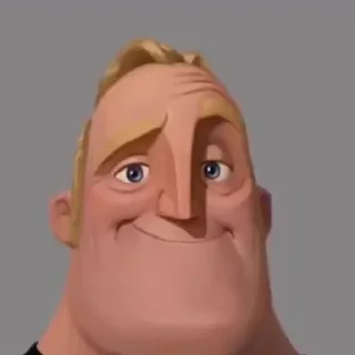 Sticker from Mr. Incredible