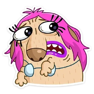 😡 emoji Леди Ди • @StickEmojiBook Telegram sticker 9 of 41