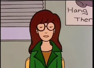 Sticker from daria