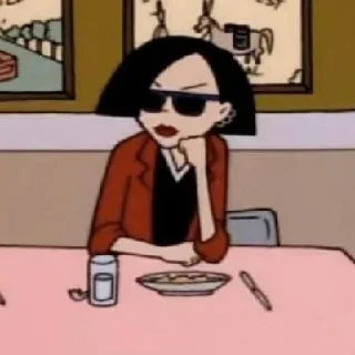 🤔 emoji Daria Telegram sticker 13 of 35