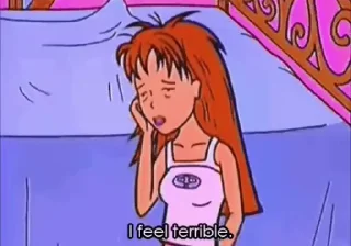 😣 emoji daria Telegram sticker 20 of 28