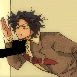 🩸 emoji •°*🩸Protagonist — Elevator Hitch!*°• Telegram sticker 13 of 75