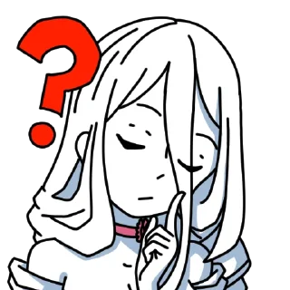 ❓ emoji Kumo Desu ga Nani ka? Telegram sticker 12 of 85