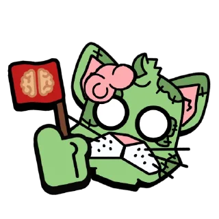 🧟 emoji СНЕЖНЫЙ БАРС Telegram sticker 8 of 30