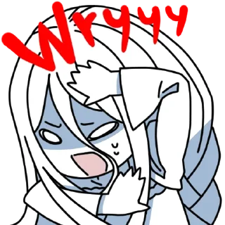 😱 emoji Kumo Desu ga Nani ka? Telegram sticker 17 of 85