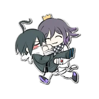 👑 emoji сайома 💙💜 Telegram sticker 19 of 67