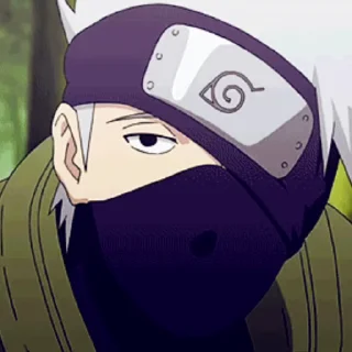 😊 emoji Kakashi ahhh Telegram sticker 15 of 49
