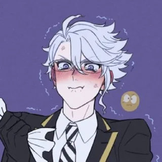 😵 emoji ИдиАзул канон 💙💜 Telegram sticker 6 of 99