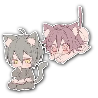😺 emoji сайома 💙💜 Telegram sticker 9 of 67