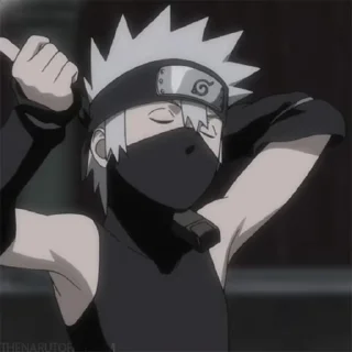 😒 emoji Kakashi ahhh Telegram sticker 5 of 49