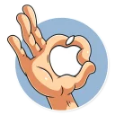 👌 emoji Steve Jobs Telegram sticker 22 of 35