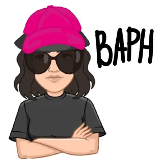 🙂 emoji Модни Алина Telegram sticker 7 of 20