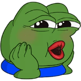 😗 emoji Pepes by @kyni_lover2004 Telegram sticker 10 of 12