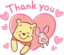 Sticker from Pooh and Piglet (Lovely) :: @line_stickers