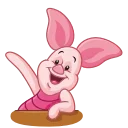 👋 emoji Piglet Telegram sticker 5 of 20