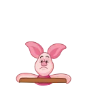 🖕 emoji Piglet Telegram sticker 16 of 20