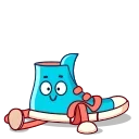 😂 emoji Sneaker Chuck Telegram sticker 1 of 21