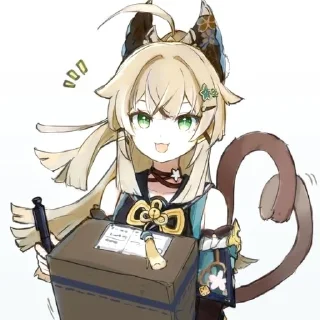 🐈 emoji 𝕂𝕚𝕣𝕒𝕣𝕒 by @Ann_stickers03 Telegram sticker 11 of 61