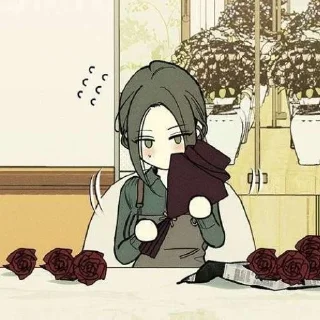 🌹 emoji @gauntree Ꭲᴇᴀrs ᴏn ᴀ Ꮃiᴛhᴇrᴇd Ꮀlᴏwᴇr Telegram sticker 10 of 120