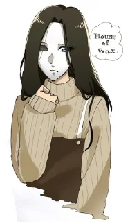 ❓ emoji Дом восковых ыигур Telegram sticker 16 of 19