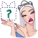 🤨 emoji The Snow Queen Telegram sticker 20 of 30